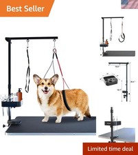 Adjustable Pet Grooming Arm for Large  Small Dogs - 35'' Height with Clamp
