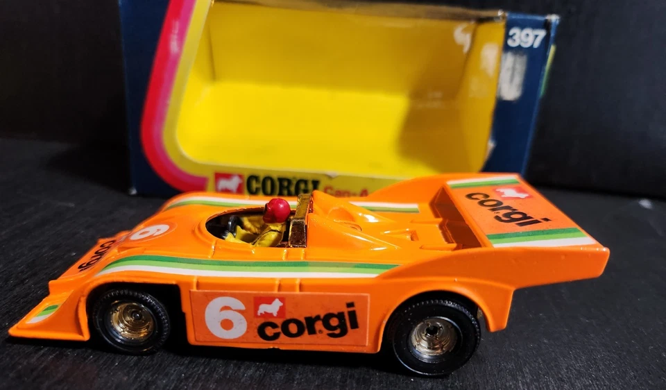 CORGI TOYS 397 PORSCHE CAN-AM 917-10 DIECAST VINTAGE 1973 IN ORIGINAL BOX - Image 2 of 4
