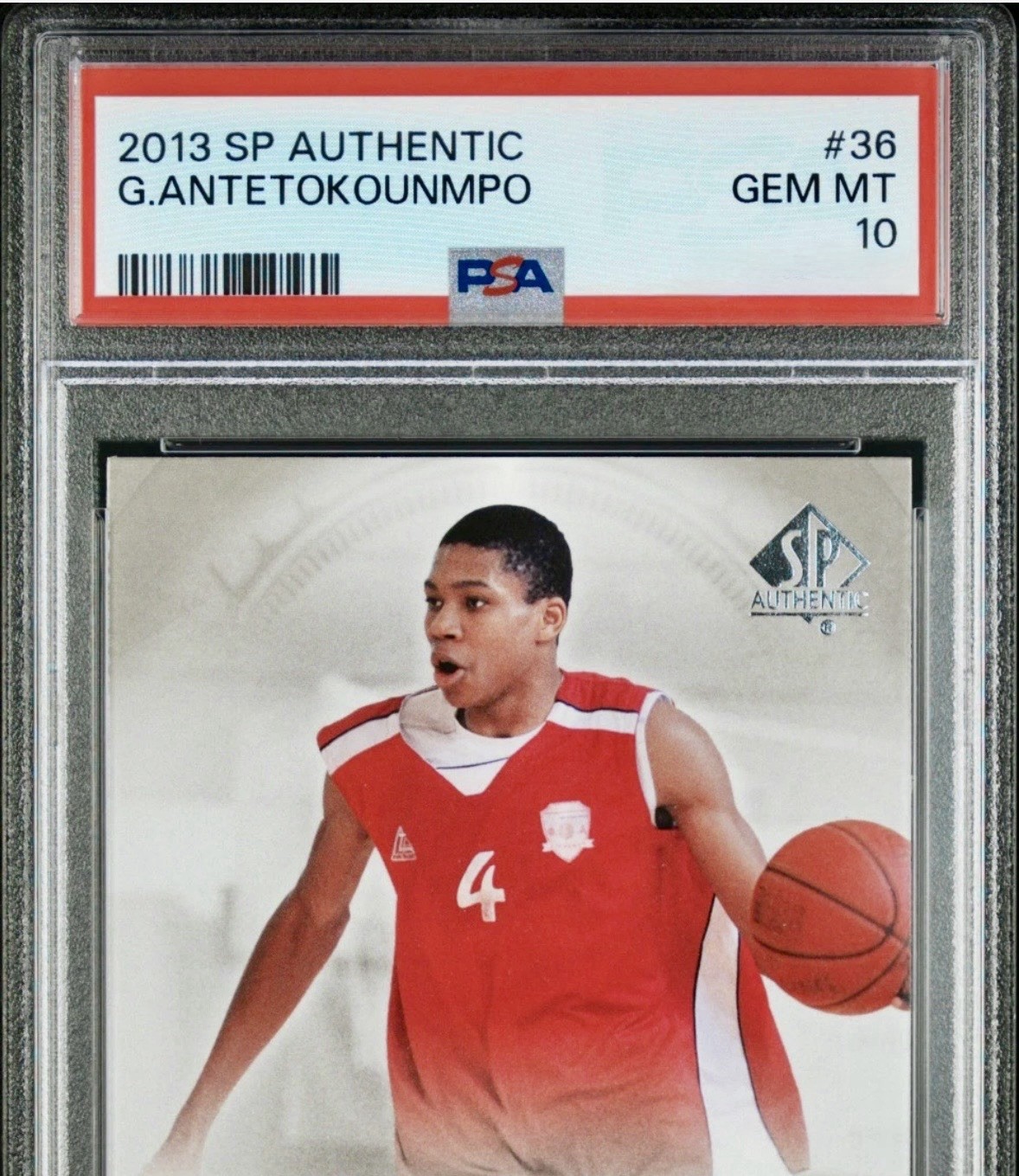 Giannis Antetokounmpo RC PSA 10 2013 Upper Deck Gem Mint Bucks Rookie