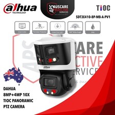 Dahua 8MP+4MP 10x Starlight TiOC Panoramic PTZ Camera SDT3E410-8P-MB-A-PV1