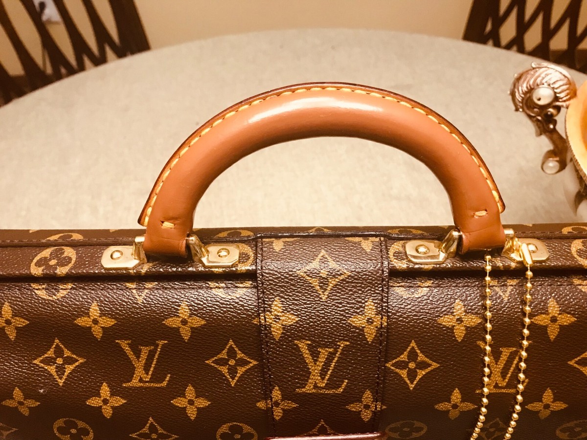 LOUIS VUITTON Serviette Fermoir Monogram Briefcase / Doctor Bag