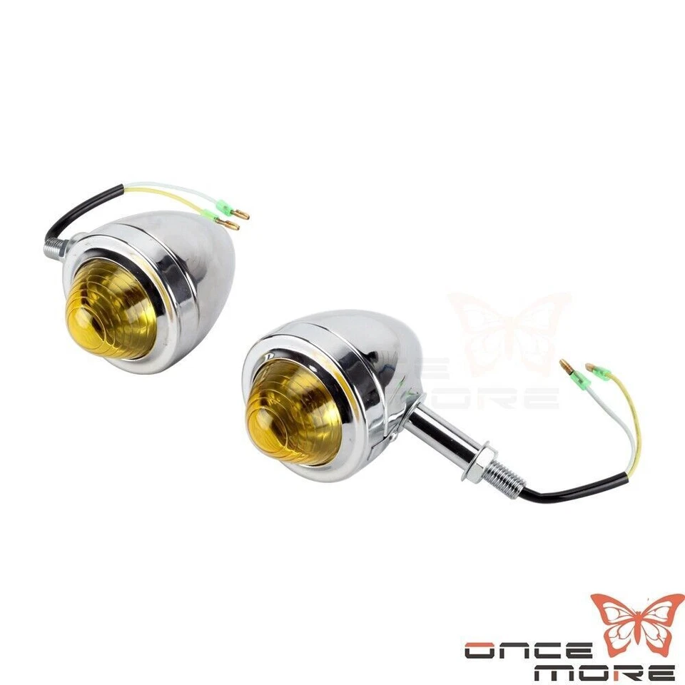 Indicador de luz de señal de giro de bala de 11 mm para motocicleta BMW M72 R71 R75 Zündapp  Foto 2 de 4