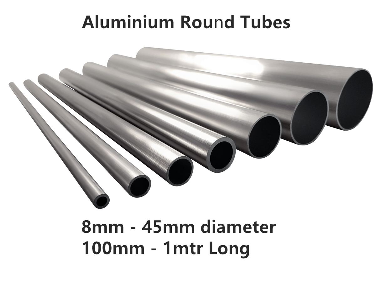 X-TAGE PURE ALUMINIUM【ROUND M】 Aluminium Round Tube 8mm 10mm 12mm 15mm 16mm 20mm 22mm 25mm
