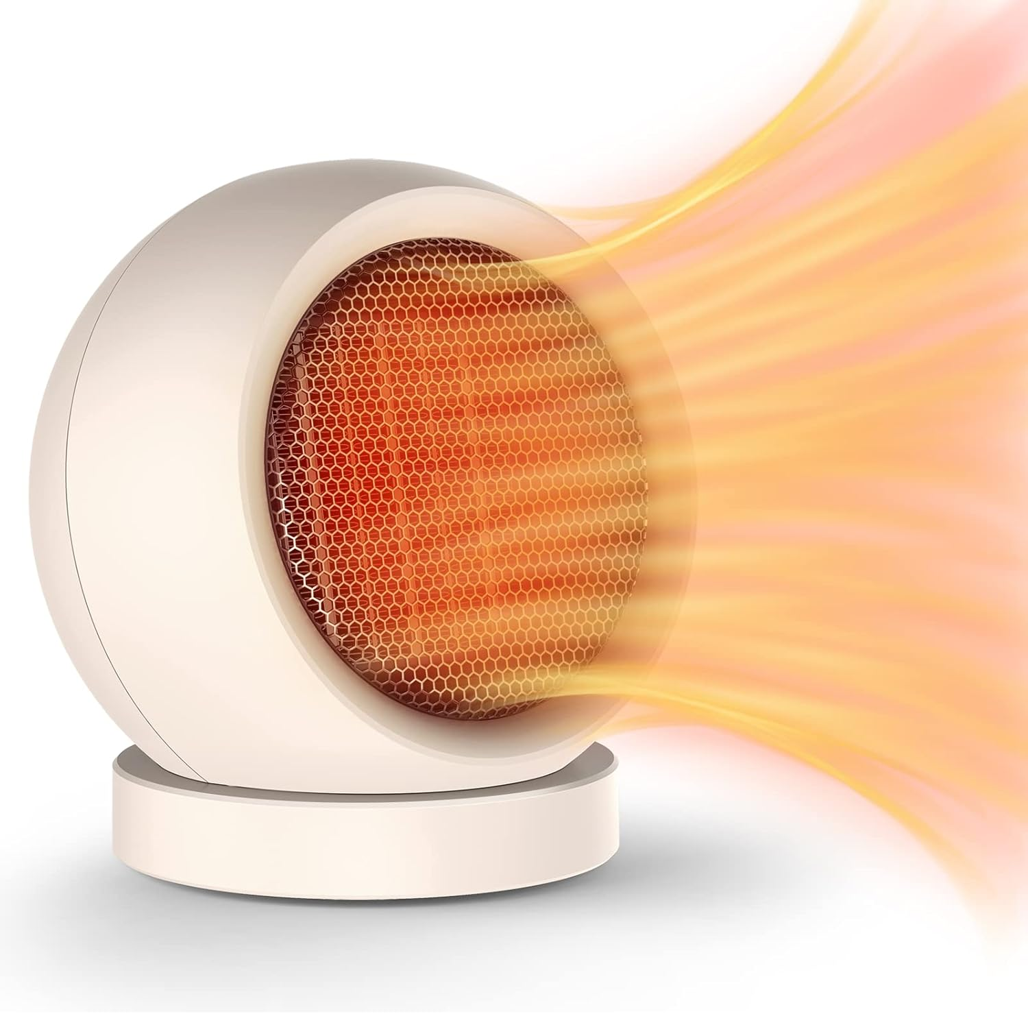 Portable Desk Heater,600W Energy Efficient Space Heater for Indoor Use,Safe and