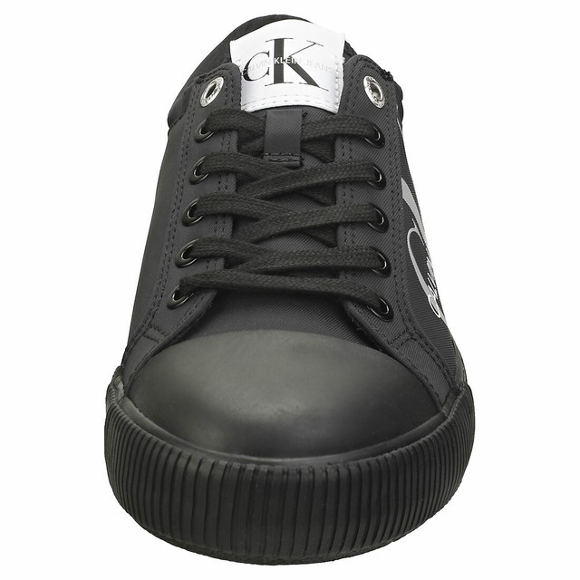 Calvin Klein Maya Womens Black Leather & Mesh Fashion Trainers - 36 EU for sale online | eBay