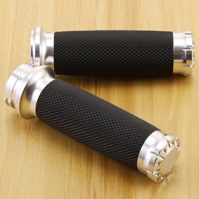 Pair 1'' Motorcycle Handle Bar Hand Grips for Harley Sportster XL1200 883 Dyna