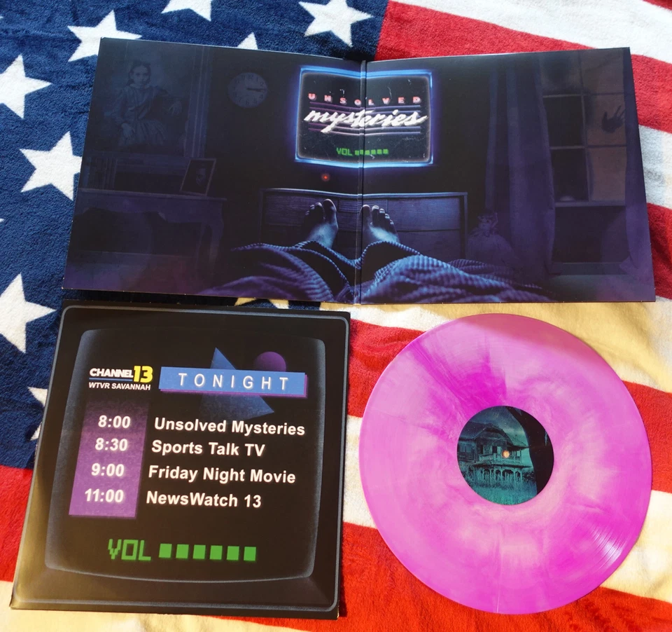 GARY MALKIN - UNSOLVED MYSTERIES: GHOST... LP ( LAVENDER MARBLE VINYL ) 80S 90S - Bild 2 von 2