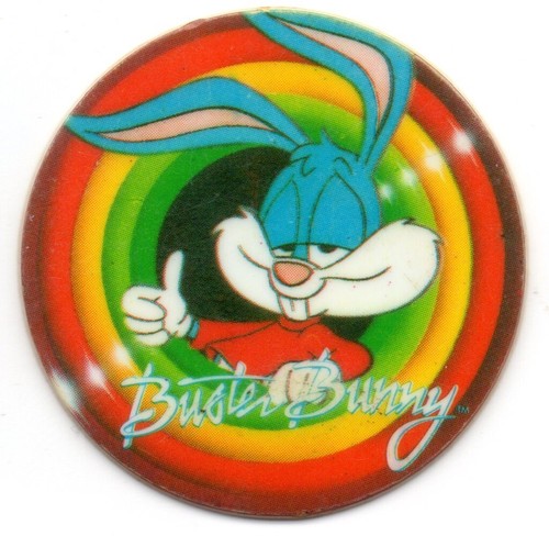 BUSTER BUNNY #64 MEGATAZO TINY TOON 1994 MEGA TAZO MATUTANO MUY LEVE DESGASTE - 第 1/2 張圖片