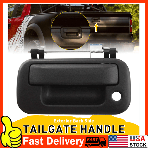 New Tailgate Handle For 2004-2013 Ford F-150 With Keyhole Black Textured - Picture 19 of 20