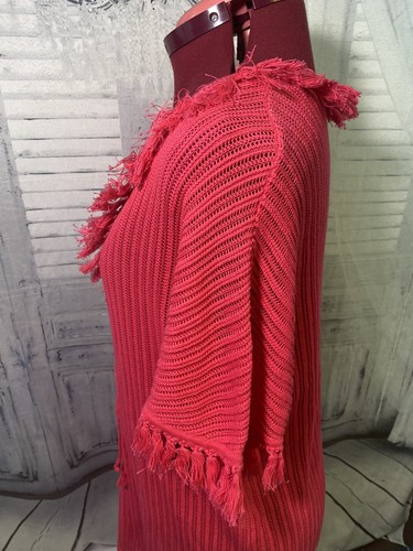MINNY ROSE Short Sleeve Sweater Size Med Pink & Rare!!! NWT!!! - 第 9/12 張圖片