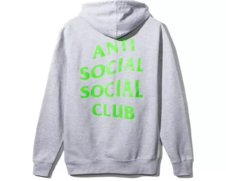 New Assc Heather Grey Electric Zip Hoodie Anti Social Social Club Men Size  Xl | Ebay