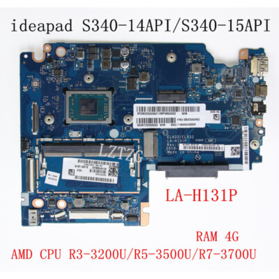 LA-H131P For Lenovo S340-14API/15API Motherboard With R3 R5 R7 CPU 4G 100% Test
