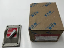 QTY 2 EATON EXPLOSION PROOF FRONT OPERATED EDS Snap Switch Cover 20AMP DS415