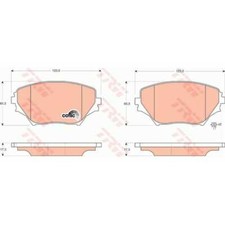 TRW Pastillas Freno GDB3251 de para Toyota Rav 4 II CLA2_ XA2_ ZCA2_ ACA2 _