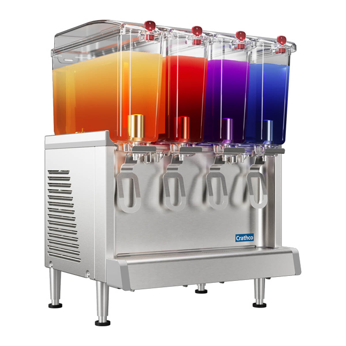 Crathco® CS-4E-16 Simplicity® Bubbler® Mini-Quad Pre-Mix Cold Beverage Dispenser Crathco® CS-4E-16 Simplicity® Bubbler® Mini-Quad Pre-Mix Cold Beverage Dispenser