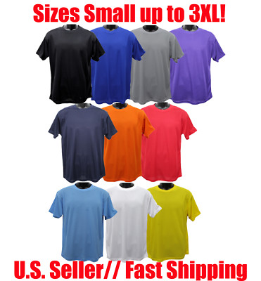 Big Tall T-Shirts Dry Fit Short Sleeve Quick Dry Tees Lightweight Oversize Tee