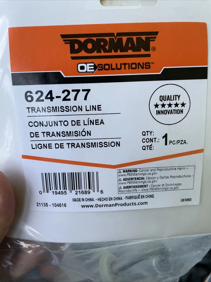 Conjunto de manguera enfriador de aceite de transmisión automática Dorman para Dodge Journey 11-19 Foto 2 de 2
