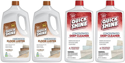 Hardwood Floor Luster 64Oz, 2Pk | Multi Surface Deep Cleaner and Wax Remover 27O