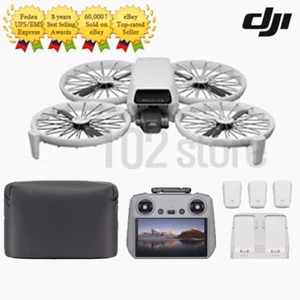 DJI Flip Fly More Combo Camera Drone (3 Bastteries) + DJI RC 2