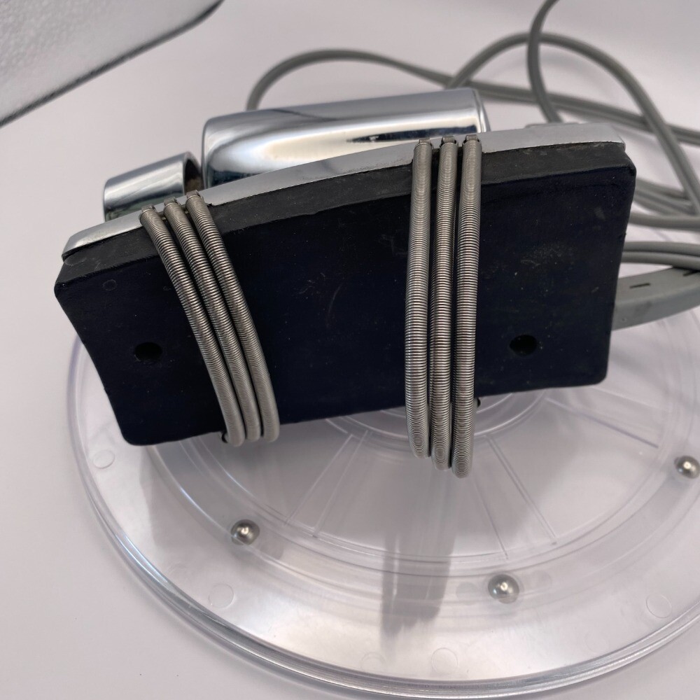 Oster Massage Pillow Vibrating Massager Chrome Vintage 126-01A Tested Works