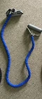  Fabric Covered, 48" Long Resistance Tubes, Fitness Exercise Medium Blue