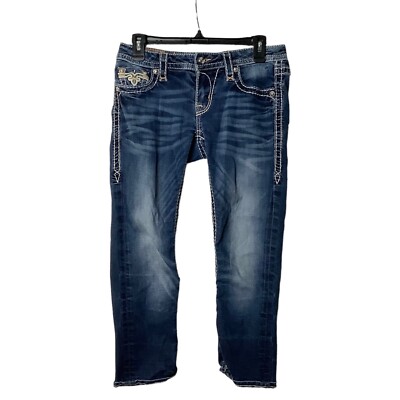 Rock Revival Denim Jeans Iselin Capri Low Rise Y2K 90s Women Sz 27