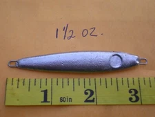 50 PCS. MINNOW SPOON JIG/FISHING CASTING LURE BAIT 1-1/2 OZ. UNPAINTED