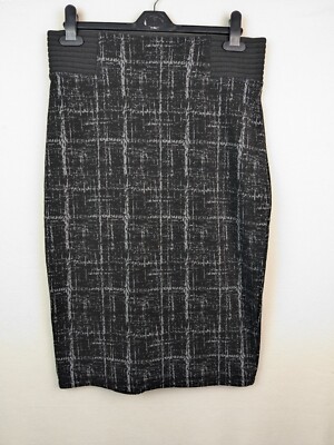Next Damen Größe 12 Elastische Taille Leger Midirock