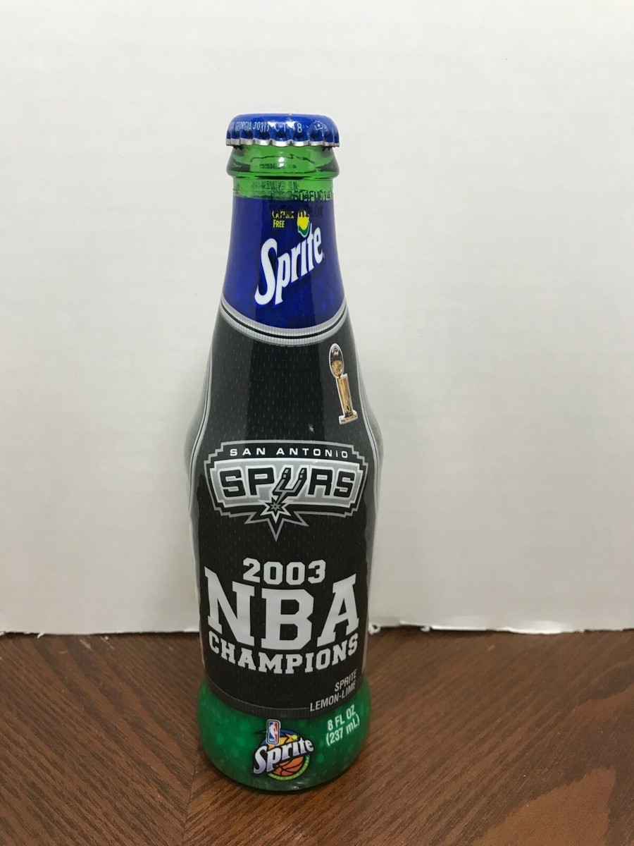 2003 Sprite NBA Champions San Antonio Spurs Commemorative Bottle~8