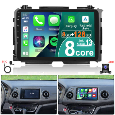 8G+128G Android 13.0 Carplay Autoradio GPS WIFI Für Honda VEZEL XRV HR-V 13-18
