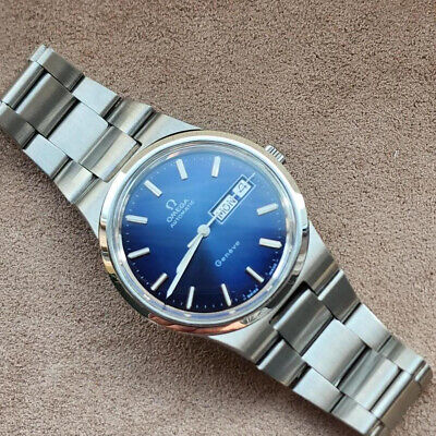 Vintage Omega Geneve UFO Automatic Day Date SR Blue Dial Vintage Omega Geneve UFO Automatic Day Date SR Blue Dial