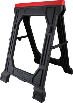  Hyper Stack 350 lb Capacity Foldable Polypropylene Sawhorse, 31''