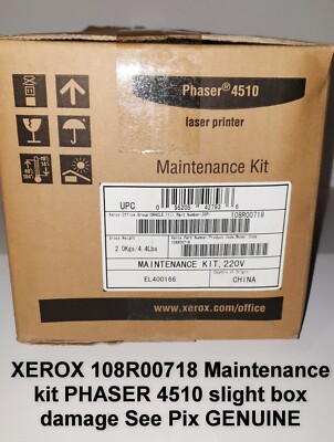 Xerox 108R00718 Wartungskit PHASER 4510 leichter Kartonschaden siehe Pix ORIGINAL