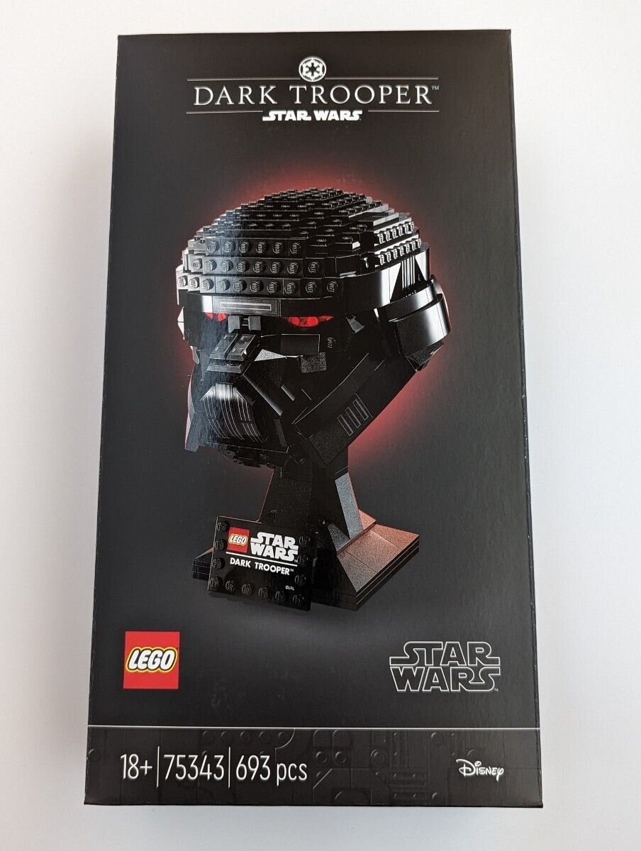 NEW LEGO Star Wars 75343 Dark Trooper Helmet - Sealed - Packaged With Care