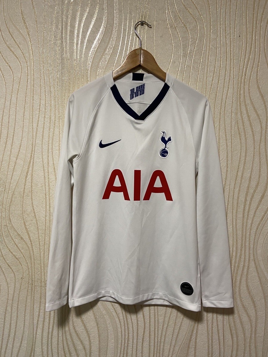 TOTTENHAM HOTSPUR 2018 2019 HOME SHIRT JERSEY LONG SLEEVE NIKE sz