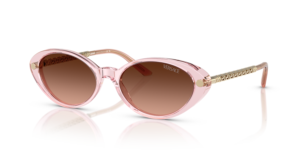 Versace Women's 54mm Pink Transparent Sunglasses VE4469