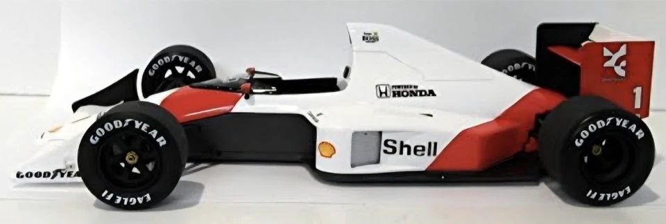 TSM 1:18 MODELLINO AUTO F1 MCLAREN MP4/5 SENNA WINNER MONACO GP 1989 TRUE SCALE - Immagine 3 di 4