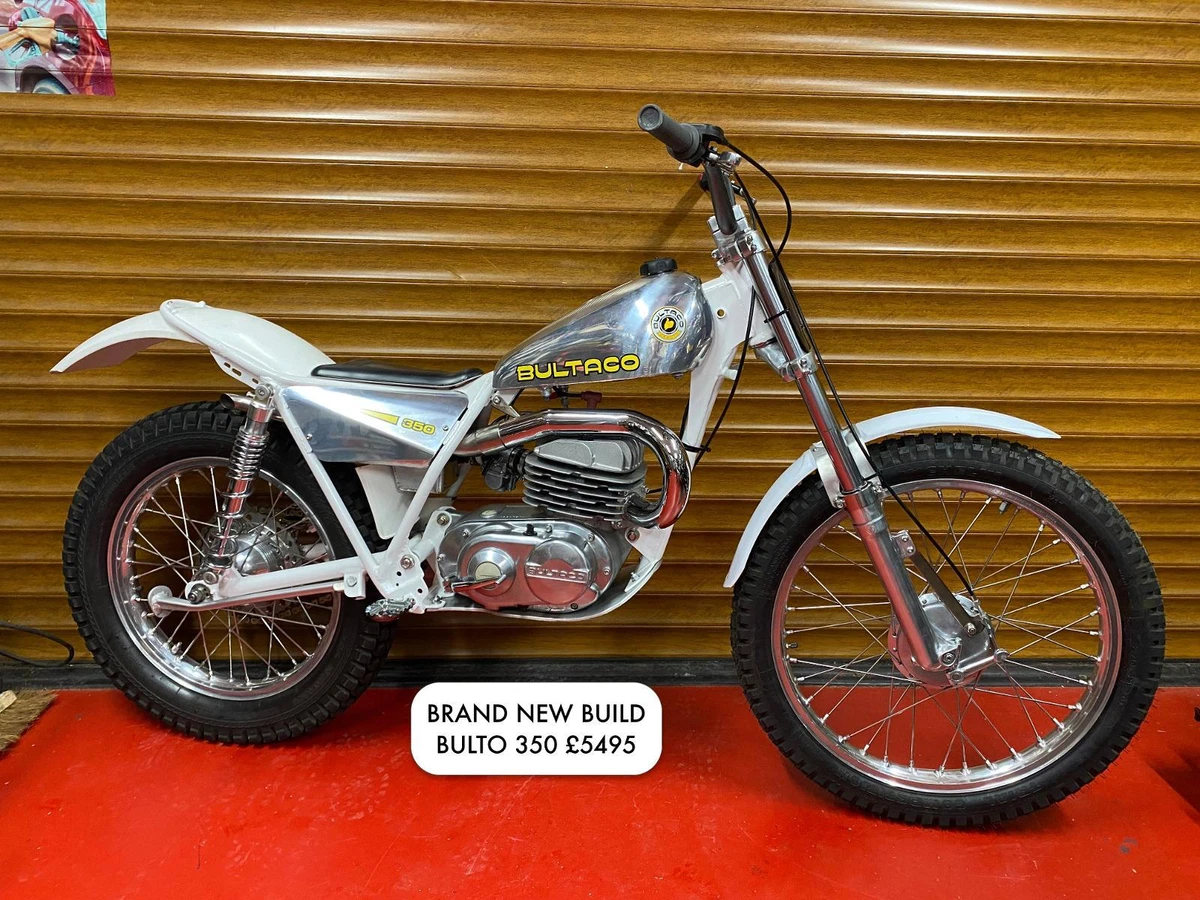 BULTACO TWIN SHOCK TRIALS FROM 1695 WHITE FRAME ALLOY TANK