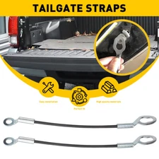 Pair Tailgate Tail Gate Rear Support Cable Strap For 2005-2015 Toyota Tacoma