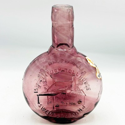 Clevenger Brothers Glass Works Tollhouse Swedesboro NJ Commemorative Bottle