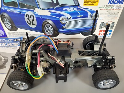 New Built Tamiya 1/10 R/C Rover Mini Cooper Racing FF M-03 Kit