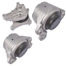 Set of 3 Engine & Transmission Mount For Mercedes-Benz C300 E300 2.0L 4Matic AWD
