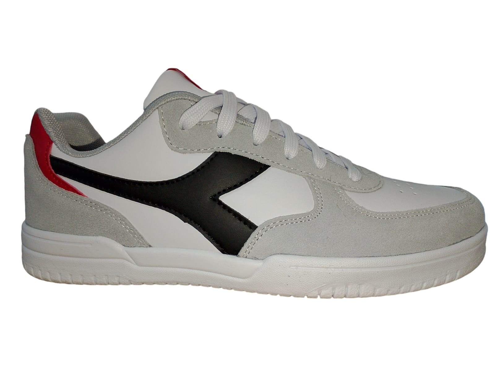 Scarpe Diadora Raptor Low SL Uomo Sneakers in pelle bianco/nero 42