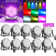180W 60LED 4 in1 RGBW Par Stage Light DMX Beam DJ Disco Party Show Light Remote