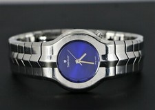 $1,450 Ladies TAG Heuer Steel Alter Ego Blue Dial 29mm Swiss Quartz Watch WP1313