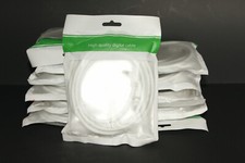 lot of 12 Pack 90  CAT6 Ethernet Cable 10FT Downward Down Angle Brand New rj45