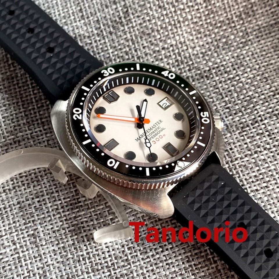 ADDIESDIVE Orologio Automatico Da Uomo In Vetro Zaffiro Orologio Meccanico NH35A BGW9 Super Luminoso Analogico Da Uomo AD2080, Blu, Classico - Foto 8