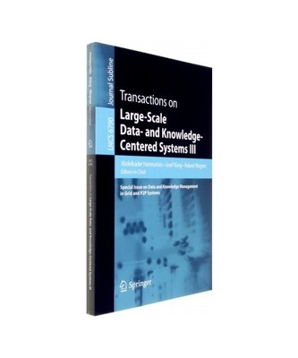 Transactions on Large-Scale Data- and Knowledge-Centered Systems III: Special Is