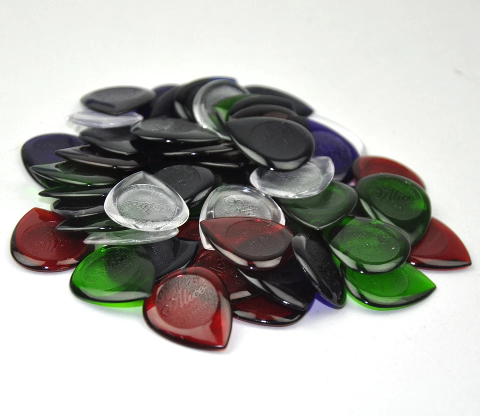 Selecciones de jazz pequeñas lágrima de 3 mm 50 piezas para guitarra eléctrica jazz Foto 2 de 4