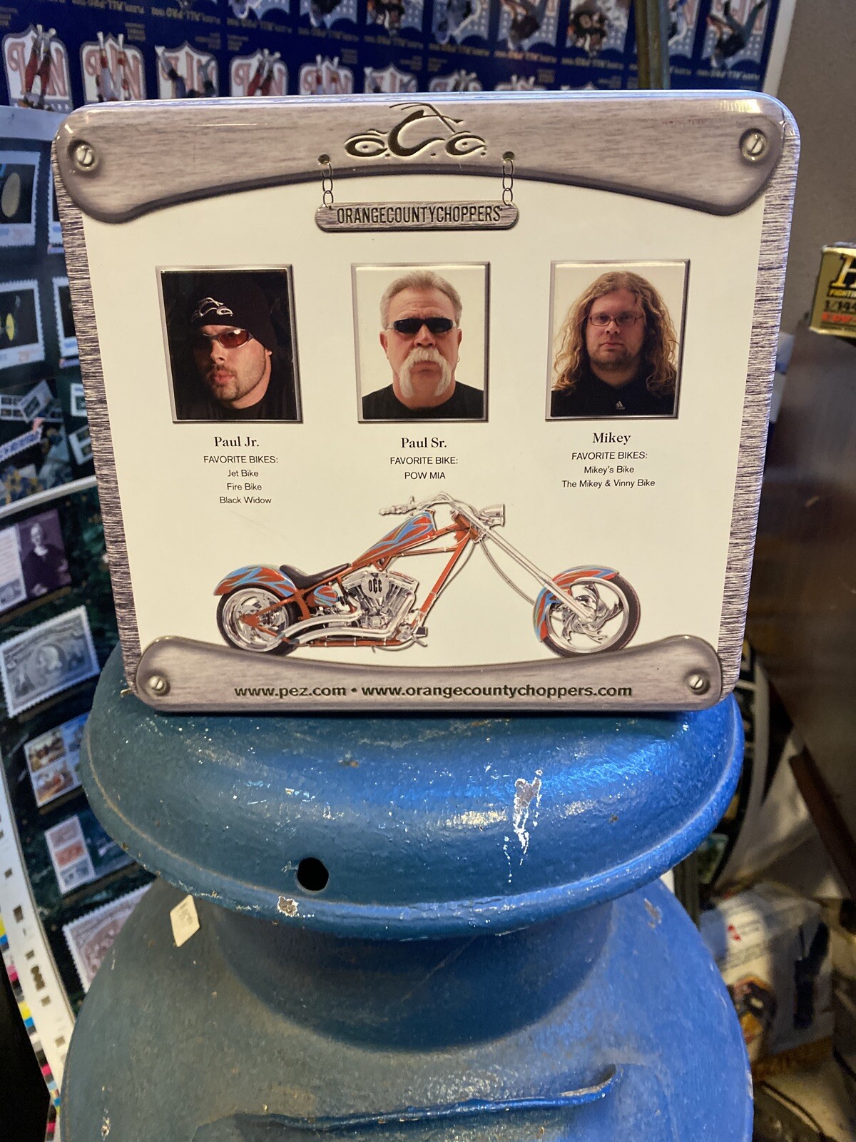 NIB 2006 PEZ OCC ORANGE COUNTY CHOPPERS LIMITED EDITION COLLECTOR'S TIN GIFT SET eBay